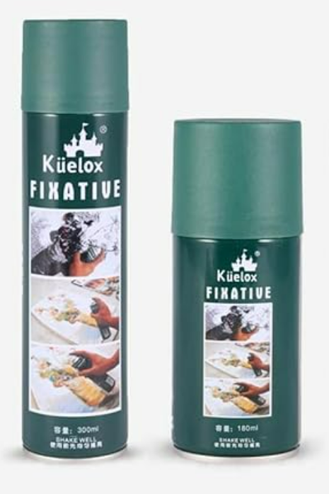 Kuelox Artist Fixative Spray (Clear) (180 ml)