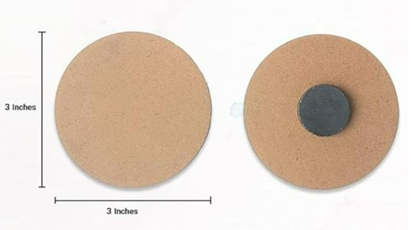 3 inch MDF with magnet