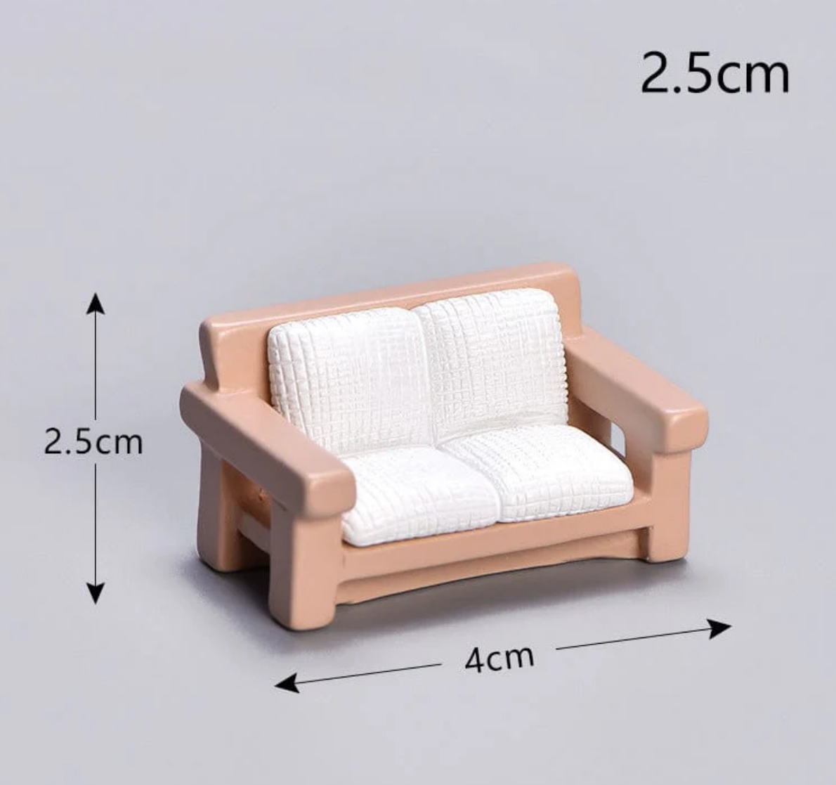 Sofa - white & brown