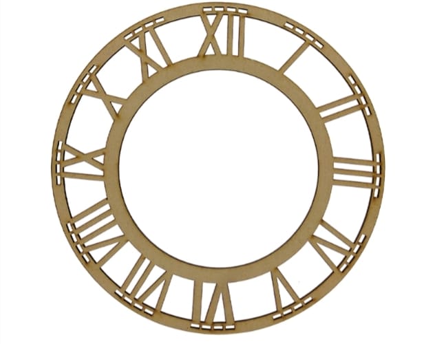 6" BIG ROMAN RING MDF CUTOUT