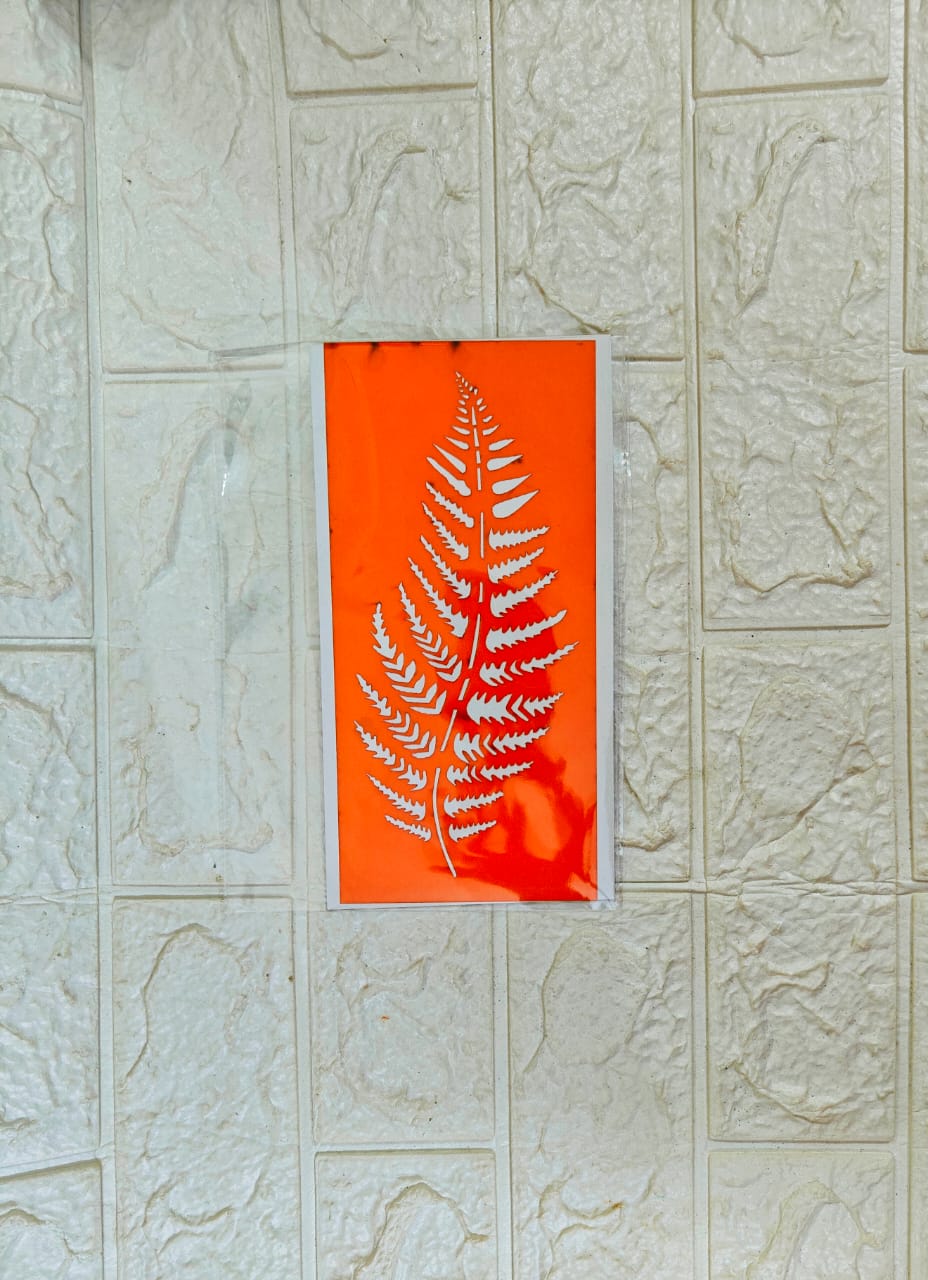 Fern Leaf Stencil