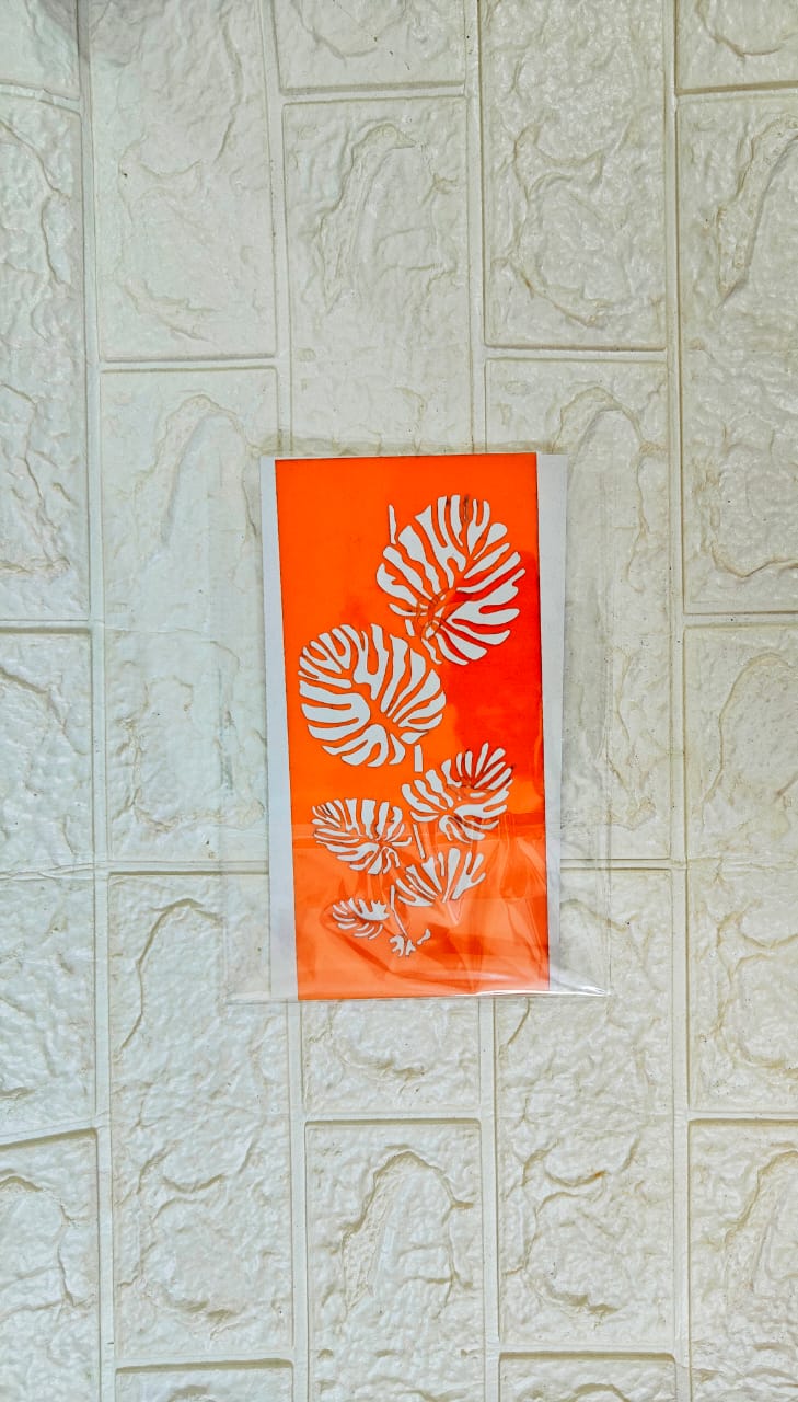 Monstera Leaf Stencil