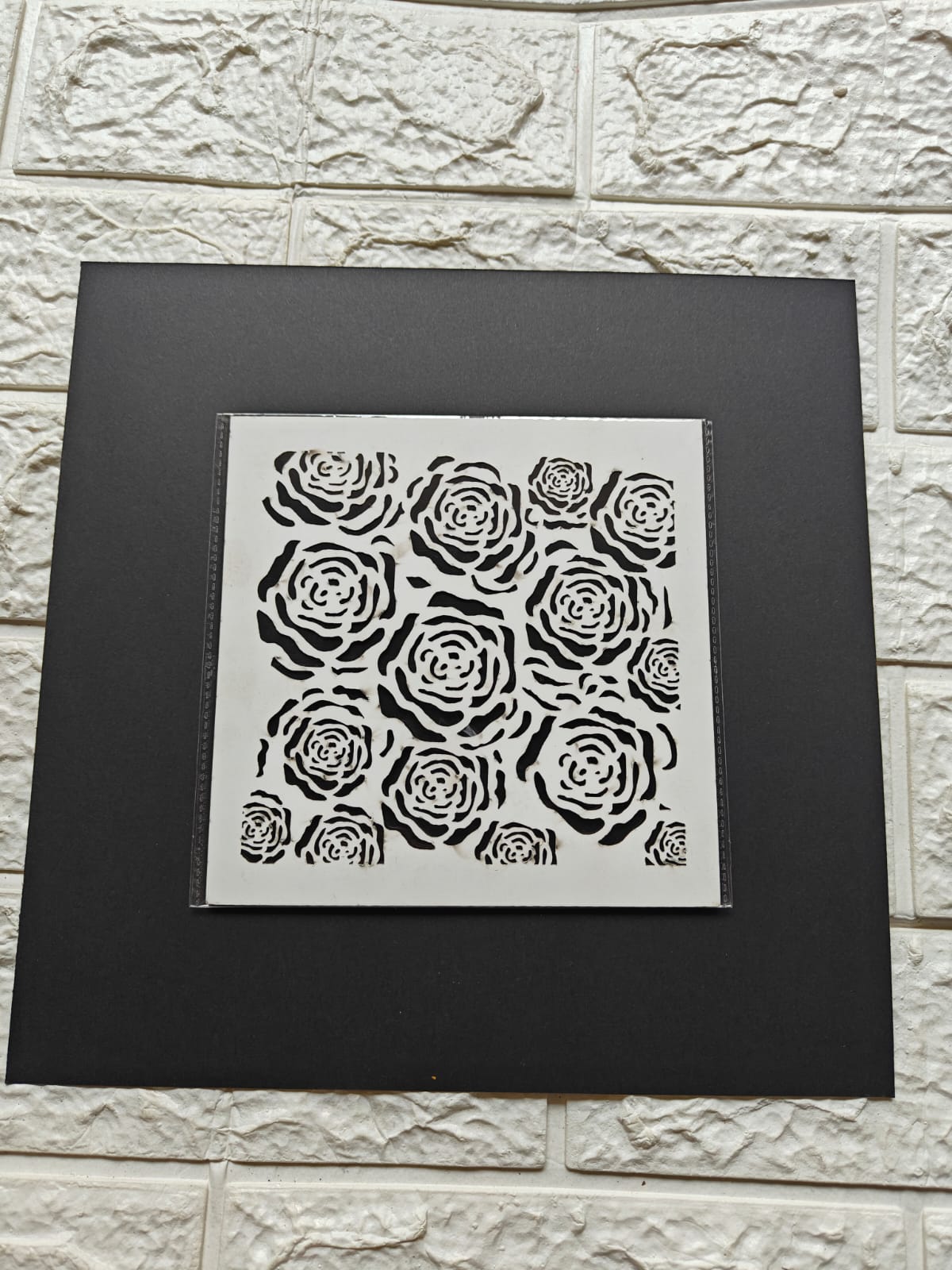 Roses stencil 15cm*15cm