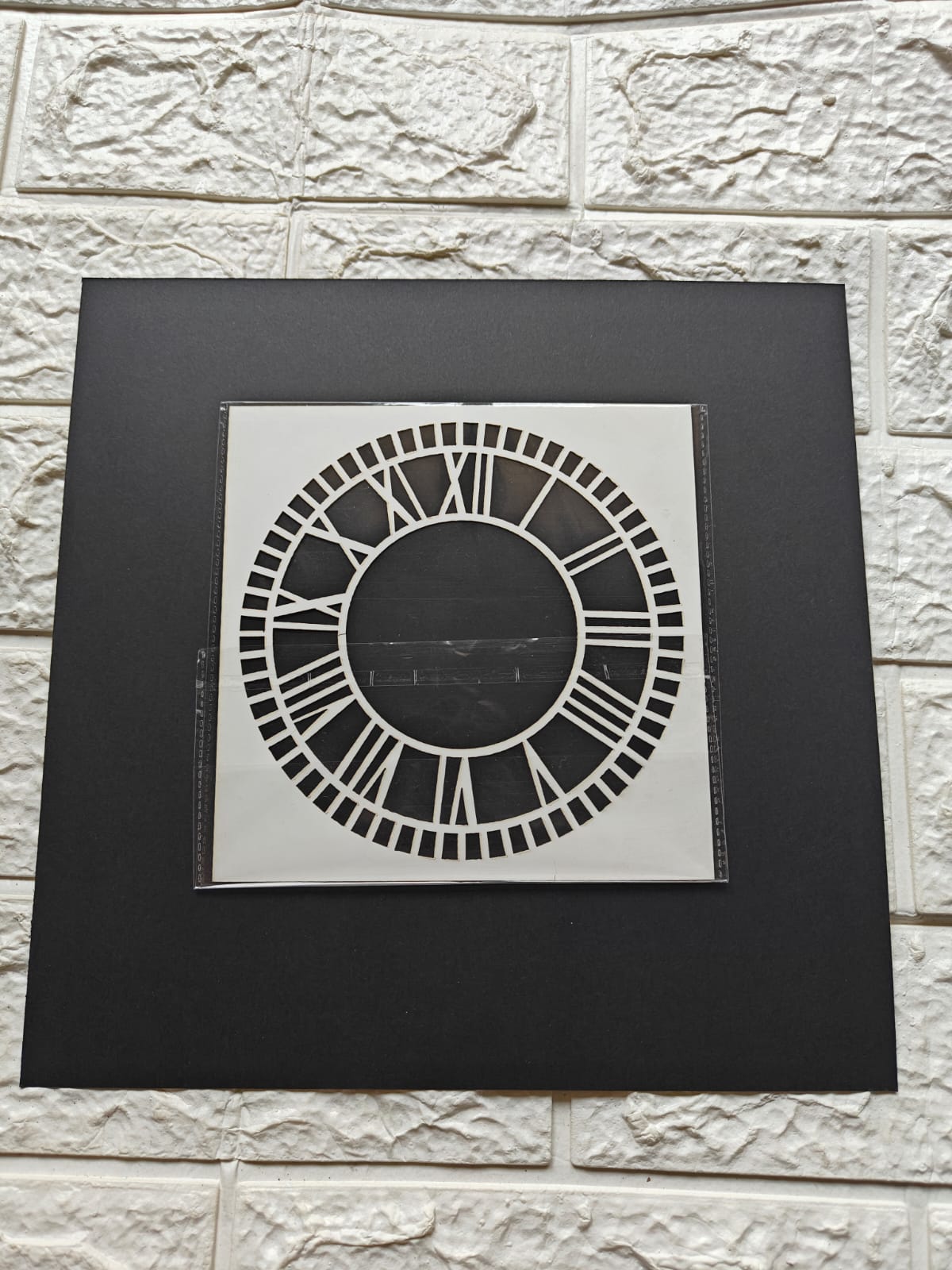 Clock stencil 15cm*15cm