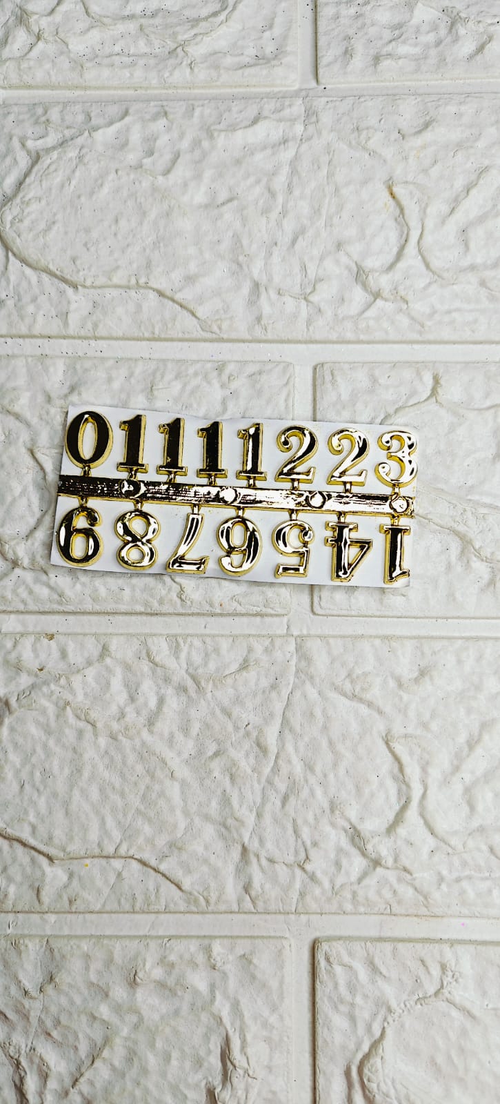 Plastic Clock Numbers