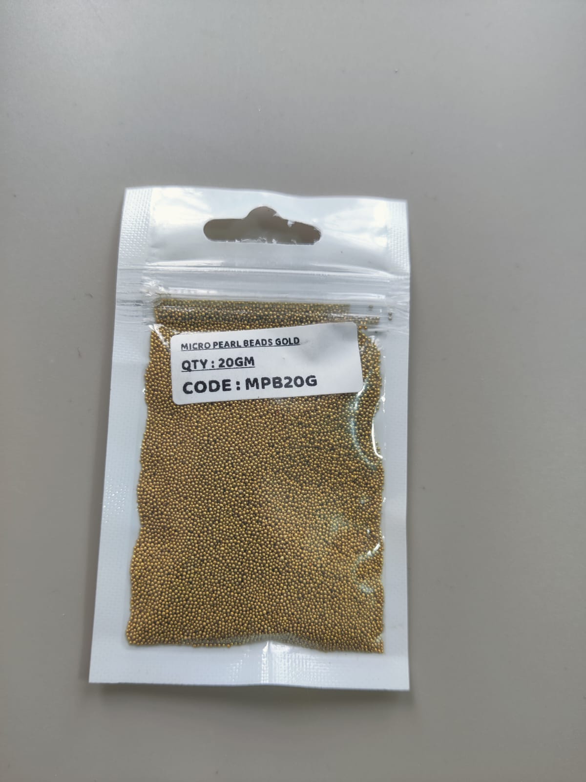 Micro Pearl Beads - Golden