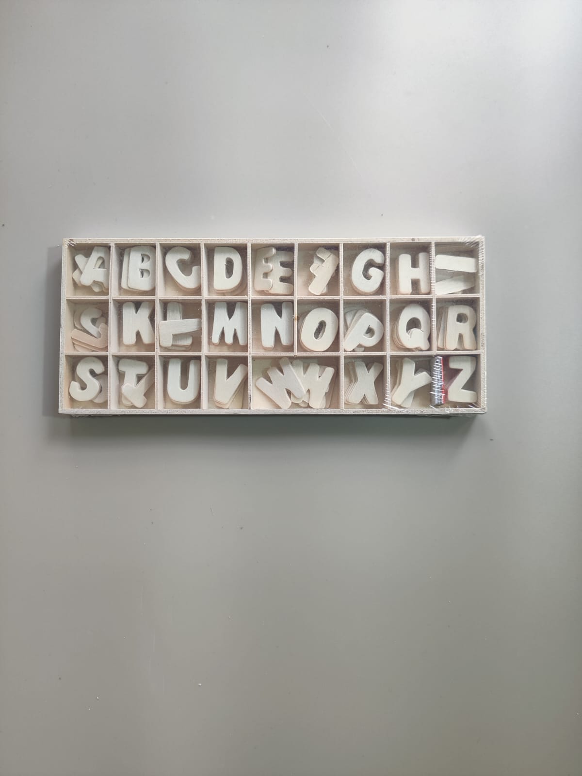 Wooden Alphabet plain small