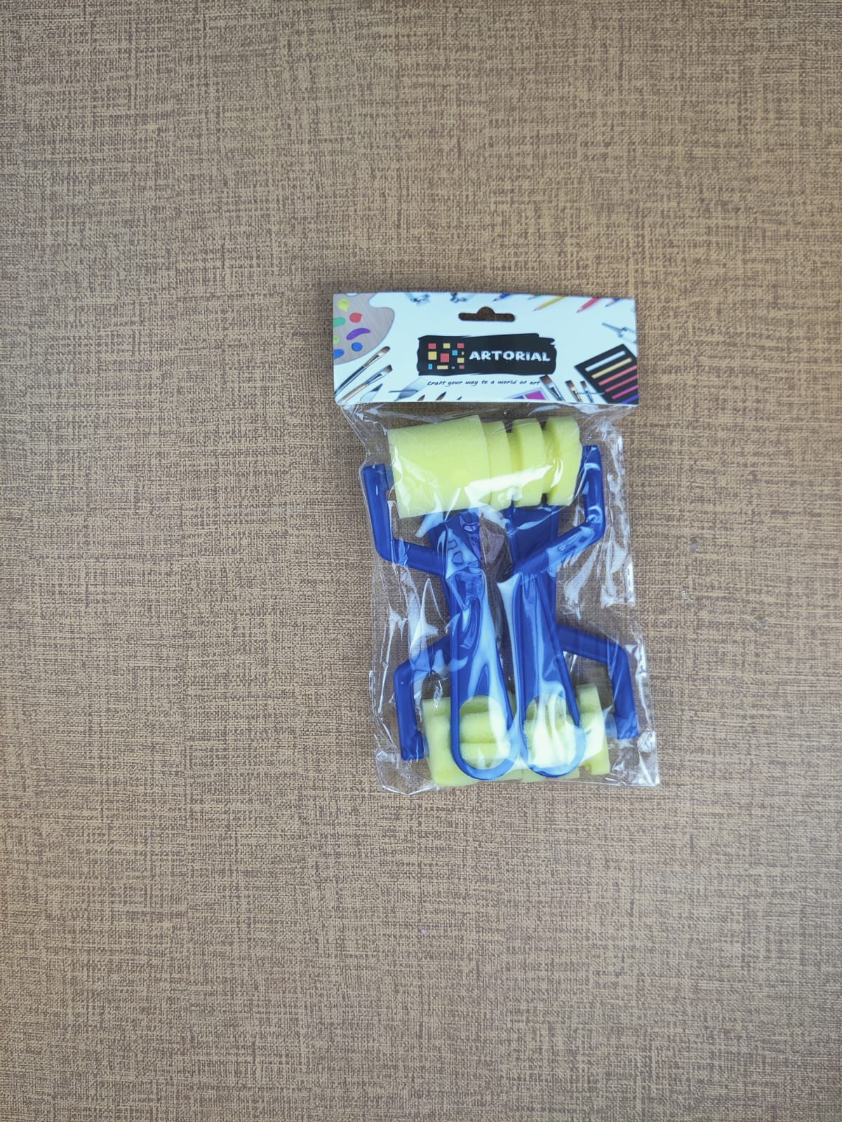 Sponge roller for textures - set of 4