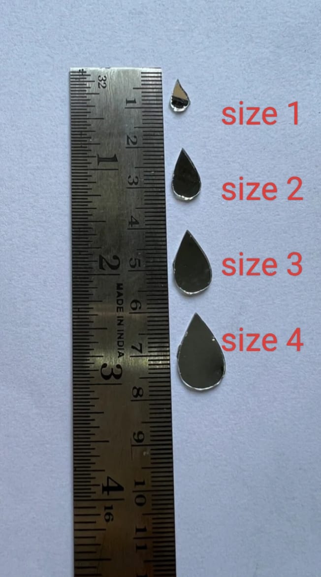 Drop shape mirror - size 3