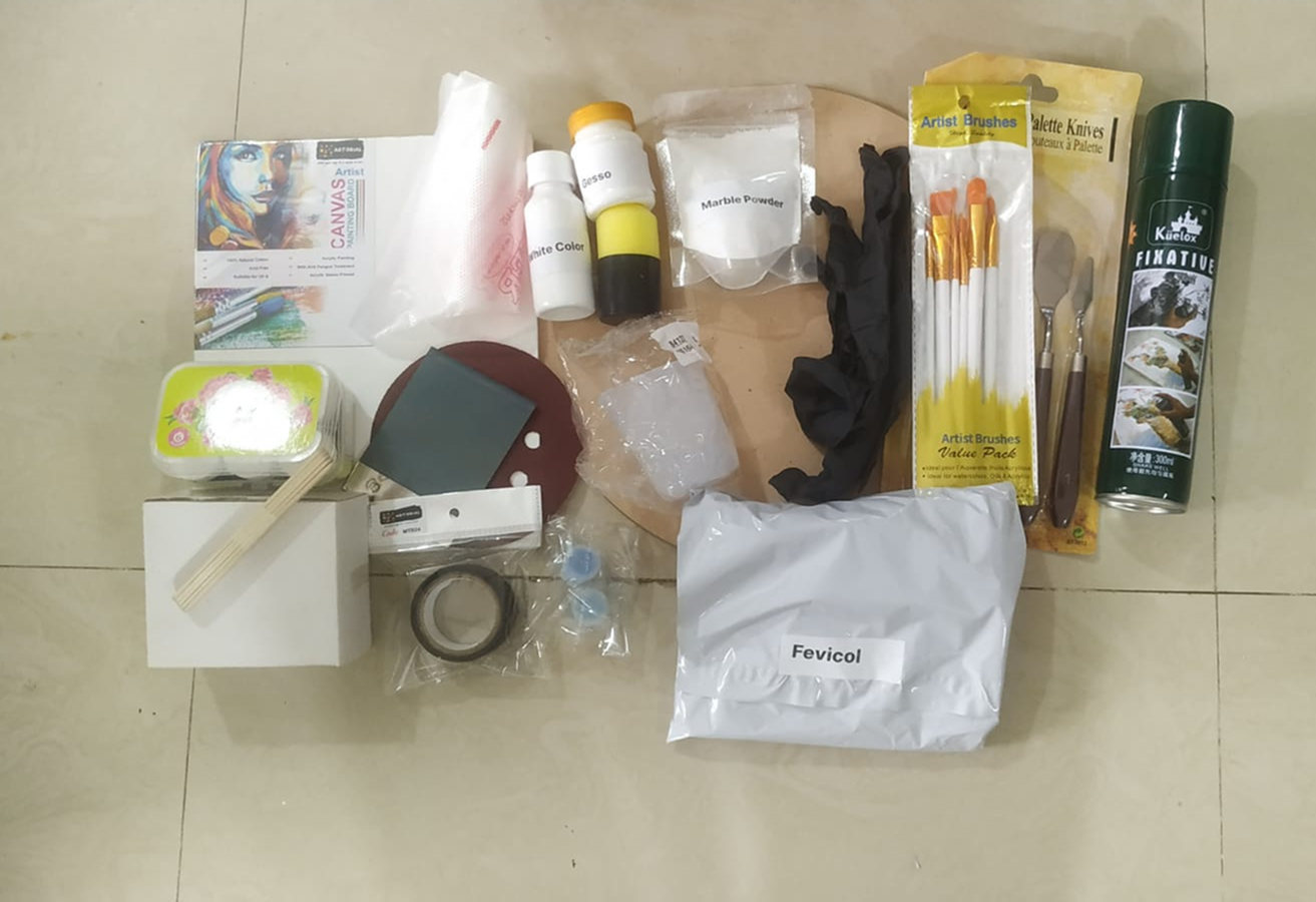 Level 3 - RedArt Texture Painting  Kit