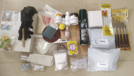 (Level 1, 2 &3) - RedArt Texture Painting Combo Kit