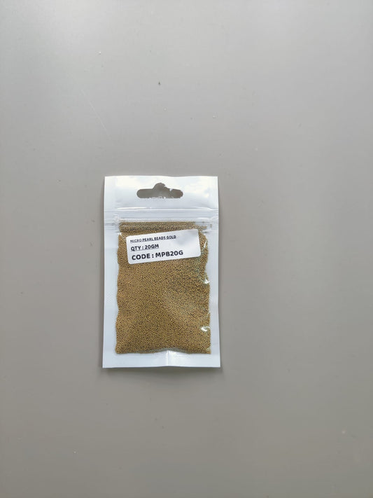 Micro Pearl Beads - Golden