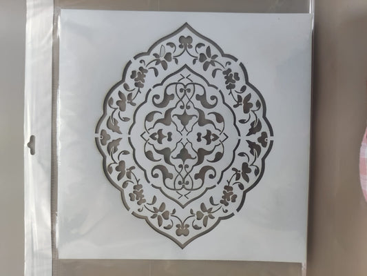10*10 inch - oval design
