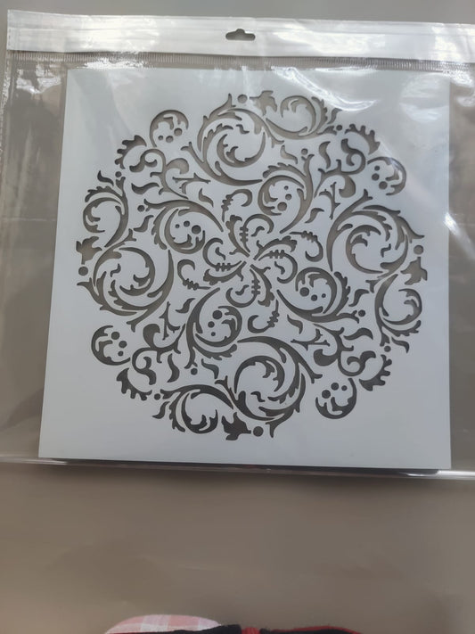 10*10 inch-motif circle d3