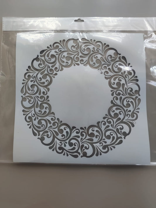 10*10 inch - round border