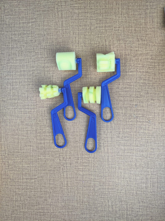 Sponge roller for textures - set of 4