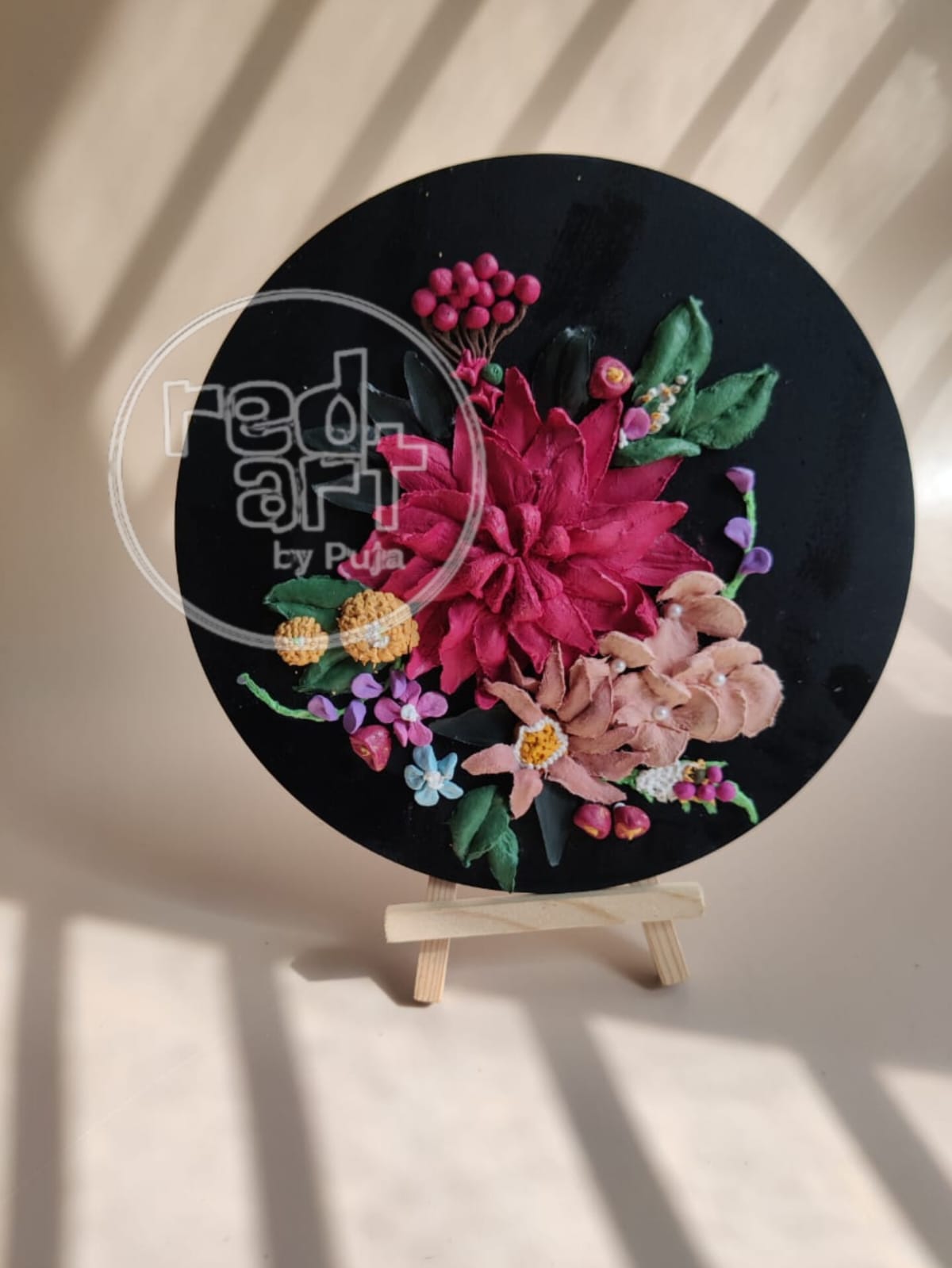 Dahlia Wall Decor - 8 inch