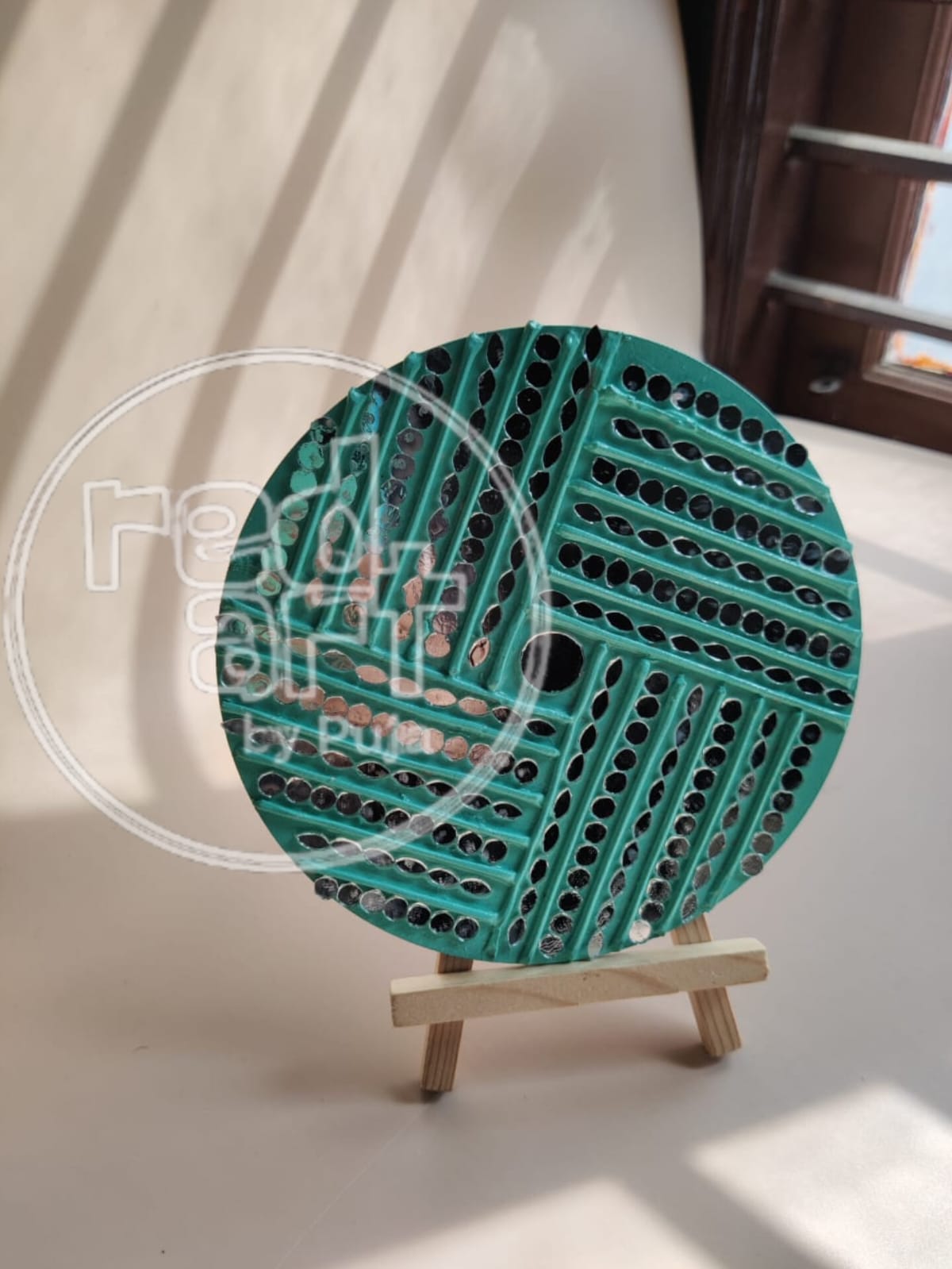 Lippan Wall Plate - teal