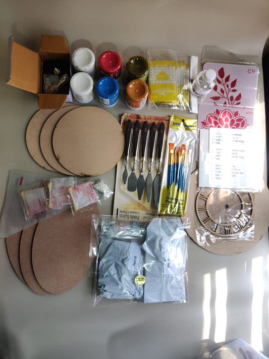 (Level 1 &2) - extensive - RedArt Russian Sculpture Painting Combo Kit